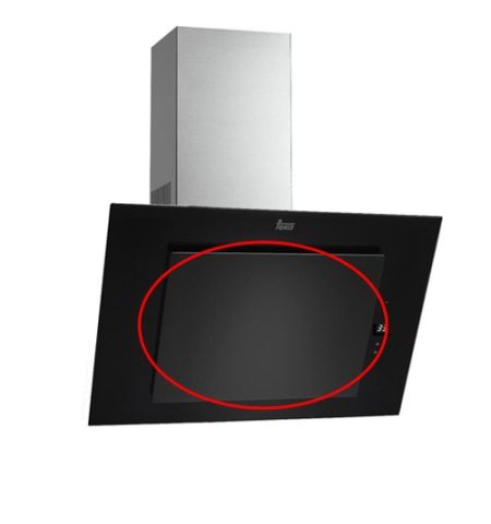 Cristal Exterior Negro Campana Teka Con Bisagra e Imanes TEKA DVT 985, 48,2 x 31,8 cms Cristal Exterior Negro Campana Teka Con Bisagra e Imanes TEKA DVT 985, 48,2 x 31,8 cms