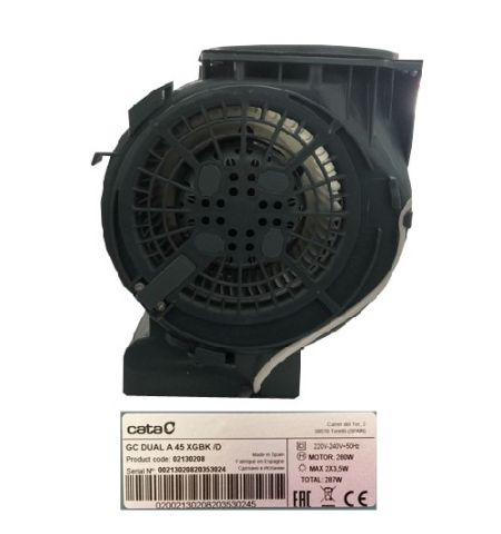 Motor Campana Cata GC DUAL A 45 XGBK/D 02130208 287W Motor Campana Cata GC DUAL A 45 XGBK/D 02130208 287W