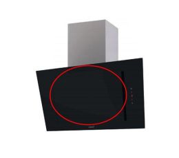 Cristal Puerta Embellecedor Campana Cata Thalassa  / E 59 x 38,5 cm Negro
