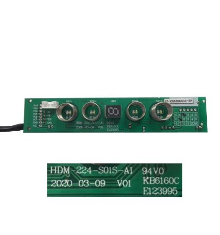Modúlo Electrónico Botonera CAMPANA Cata THALASSA KB6160C, E123995 Modúlo Electrónico Botonera CAMPANA Cata THALASSA KB6160C, E123995