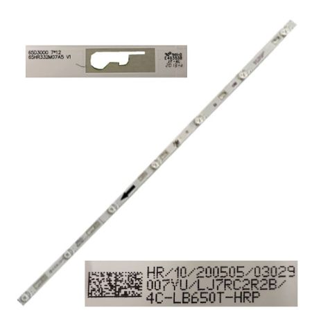 Tira 7 LEDS XIAOMI L65M5-5ASP, 65HR332M07A5, 4C-LB650T-HRP Tira 7 LEDS XIAOMI L65M5-5ASP, 65HR332M07A5, 4C-LB650T-HRP