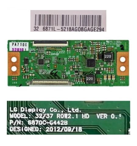 Placa T-Con 6870C-0442B, 6871L-5218AG0BGAGE294, Telefunken TE32472S27ZXD Placa T-Con 6870C-0442B, 6871L-5218AG0BGAGE294, Telefunken TE32472S27ZXD