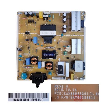 Fuente de Alimentacion LG 49UH610V EAX669232201 (1.4)