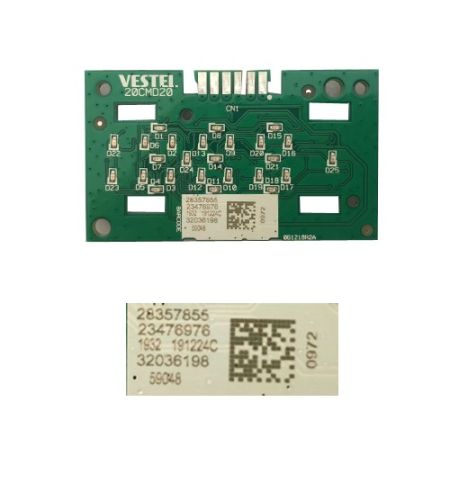 Módulo Electrónico Display Daewoo DWD-FV820T1, 28357855, 23476976, 191224C Módulo Electrónico Display Daewoo DWD-FV820T1, 28357855, 23476976, 191224C
