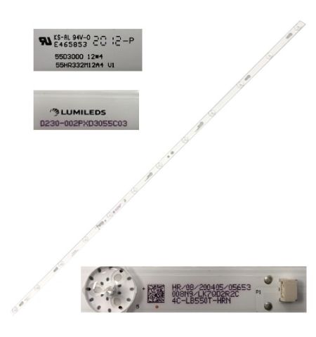 Tira 12 LEDS XIAOMI L55M5-5ASP 4C-LB550T-HRN, D230-002PXD3055C03 55H332M1 2A4 Tira 12 LEDS XIAOMI L55M5-5ASP 4C-LB550T-HRN, D230-002PXD3055C03 55H332M1 2A4