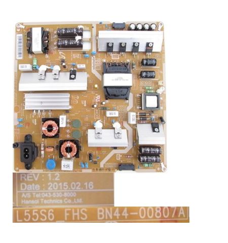 Fuente Alimentacion SAMSUNG UE49KU6100K,  L55S6_FHS BN44-00807A REV: 1.2