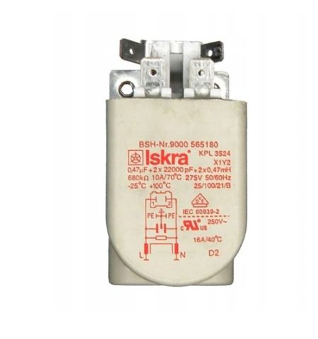 Filtro Antiparásito Bosch WAE20067ES/B5 BSH-Nr.9000 565180 KPL 3524 SWAP/USADO
Filtro Antiparásito Bosch WAE20067ES/B5 BSH-Nr.9000 565180 KPL 3524 SWAP/USADO