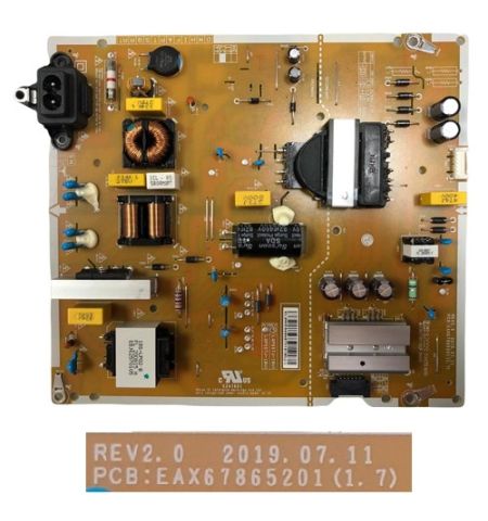 Fuente Alimentación REV2.0 EAX67865201 (1.7), LGP55TJ-18U1, LG 55UN71006LB Fuente Alimentación REV2.0 EAX67865201 (1.7), LGP55TJ-18U1, LG 55UN71006LB