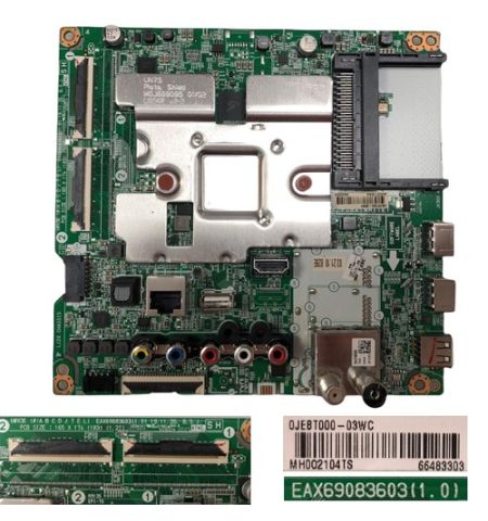 Placa Main LG 55UN71006LB EAX69083603(1.0) OJEBT000-03WC Placa Main LG 55UN71006LB EAX69083603(1.0) OJEBT000-03WC