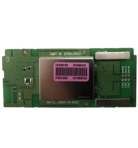 Modulo Wireless / Wifi EAT64897302, ETWCFLBC02 V1.2, LGSBWAC02, LG 55UN74006LB