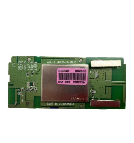 Modulo Wireless / WiFi LG 65UM7400PLA EAT64454802 2703H-LGSBWAC92 V1.1 Modulo Wireless / WiFi LG 65UM7400PLA EAT64454802 2703H-LGSBWAC92 V1.1