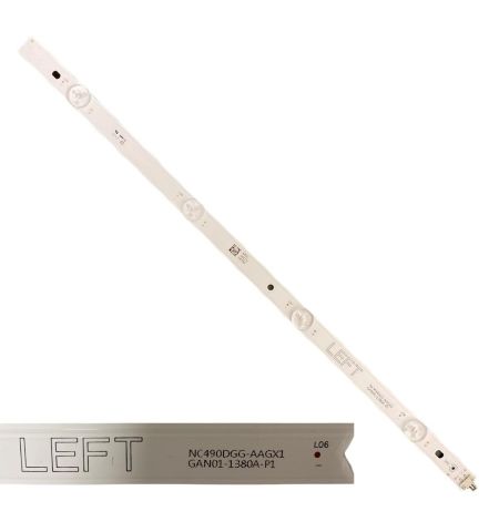 Tira 4 leds LG 49UM7100PLB NC490DGG-AAGX1 GAN01-1380A-P1 LEFT SWAP/USADO Tira 4 leds LG 49UM7100PLB NC490DGG-AAGX1 GAN01-1380A-P1 LEFT SWAP/USADO