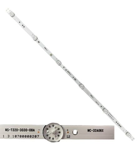 Tira 6 LED TD SYSTEMS K32DLG12HS MS-T320-3030-08A MC-32A06X 1.3.10700000207 Tira 6 LED TD SYSTEMS K32DLG12HS MS-T320-3030-08A MC-32A06X 1.3.10700000207
