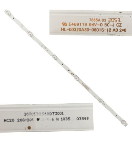 Tira 6 LED TD SYSTEMS K32DLX11HS HL-00320A30-0601S-12 E469119 Tira 6 LED TD SYSTEMS K32DLX11HS HL-00320A30-0601S-12 E469119
