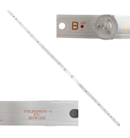 Tira 12 leds JVC LT-50VU3000 TYPE B 17DLB50NER6-B swap / de desmontaje Tira 12 leds JVC LT-50VU3000 TYPE B 17DLB50NER6-B swap / de desmontaje