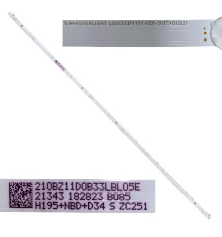 Tira 11 leds PHILIPS 50PUS7406/12 LBM500M1101-ABK-3 210BZ11D0B33LBL05E swap / de desmontaje Tira 11 leds PHILIPS 50PUS7406/12 LBM500M1101-ABK-3 210BZ11D0B33LBL05E swap / de desmontaje