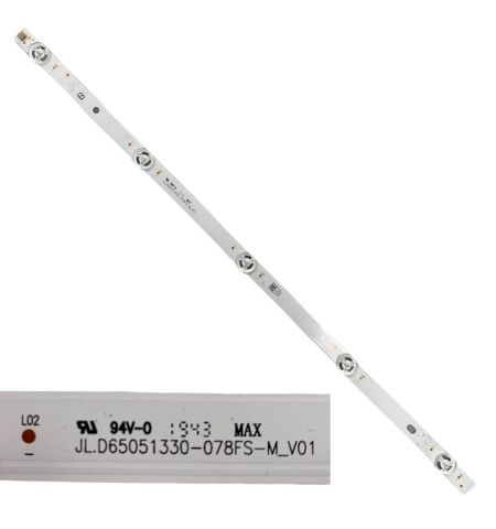 Tira 5 leds JVC LT-65VU3000 JL.D65051330-078FS-M_V01 Type b swap de desmontaje Tira 5 leds JVC LT-65VU3000 JL.D65051330-078FS-M_V01 Type b swap de desmontaje