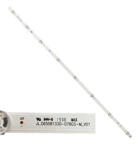 Tira 8 leds JVC LT-65VU3000 JL.D65081330-078GS-M_V01 TYPE C swap de desmontaje Tira 8 leds JVC LT-65VU3000 JL.D65081330-078GS-M_V01 TYPE C swap de desmontaje