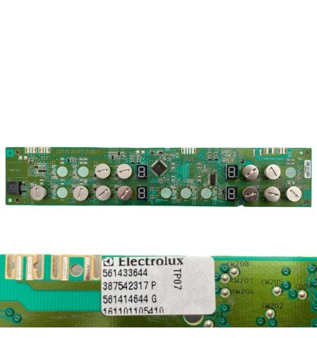 Módulo Electrónico Vitro Zanussi ZEV6330FBA 561433644 387 5746 00 REV. A SWAP / USADO Módulo Electrónico Vitro Zanussi ZEV6330FBA 561433644 387 5746 00 REV. A SWAP / USADO
