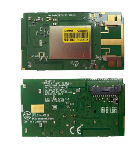 Modulo Wireless / Wifi EAT63377302, LGSBWAC72, V1.4, LG 43UJ6307 Modulo Wireless / Wifi EAT63377302, LGSBWAC72, V1.4, LG 43UJ6307