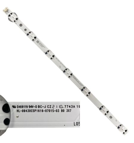 Tira 7 leds LG 43UP75006LF E469119 HL-99430CSP1616-0701S-03 Tira 7 leds LG 43UP75006LF E469119 HL-99430CSP1616-0701S-03