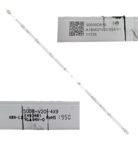 Tira 6 Leds LG 50UP80006LA SSC_Y21 Slim Trident 50UP80_S swap de desmontaje Tira 6 Leds LG 50UP80006LA SSC_Y21 Slim Trident 50UP80_S swap de desmontaje