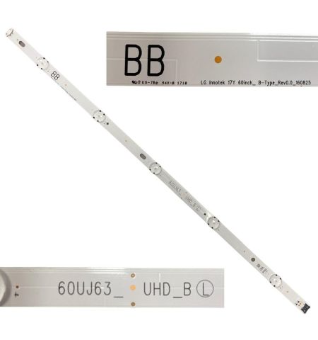 Tira 5 Leds LG 60UJ630V 60UJ63_UHD_B L BB EAV63673006 swap de desmontaje Tira 5 Leds LG 60UJ630V 60UJ63_UHD_B L BB EAV63673006 swap de desmontaje