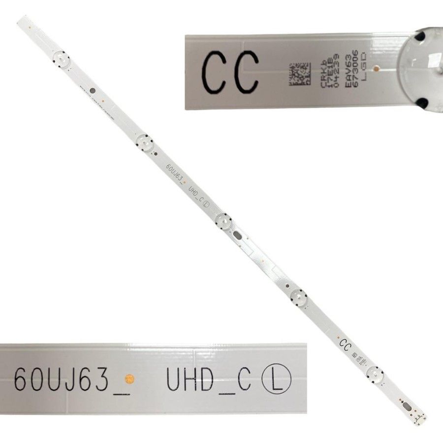10 Barrettes LED De Rétroéclairage Pour TV LG 60UJ630V - Neufes Et Compatibles