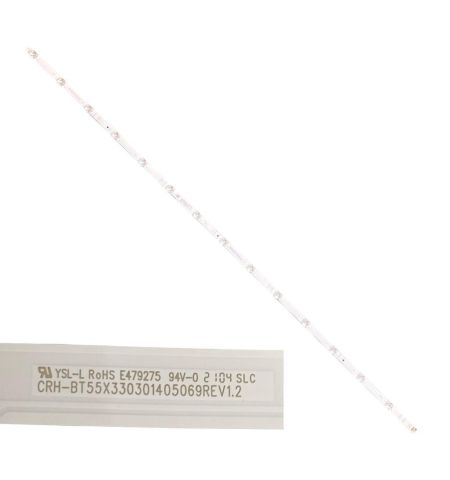 Tira 14 leds Hisense 55E76GQ CRH-BT55X330301405069REV1.2 swap de desmontaje