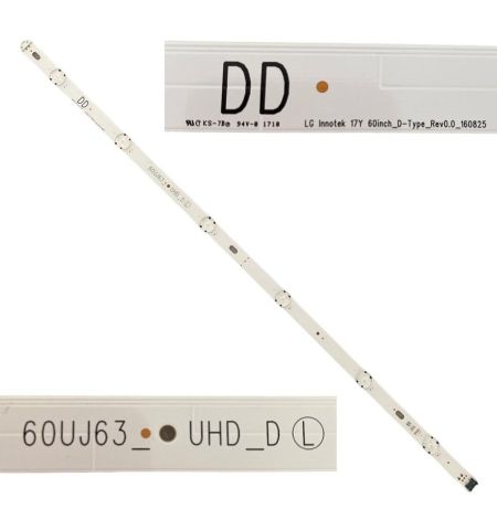 Tira 6 Leds LG 60UJ630V 60UJ63_UHD_D L DD EAV63673006 swap de desmontaje Tira 6 Leds LG 60UJ630V 60UJ63_UHD_D L DD EAV63673006 swap de desmontaje