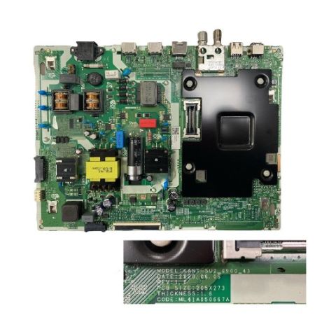 Placa Main Samsung UE43TU7095U BN9651896E KANT-SU2_6900_43_WW swap de desmontaje